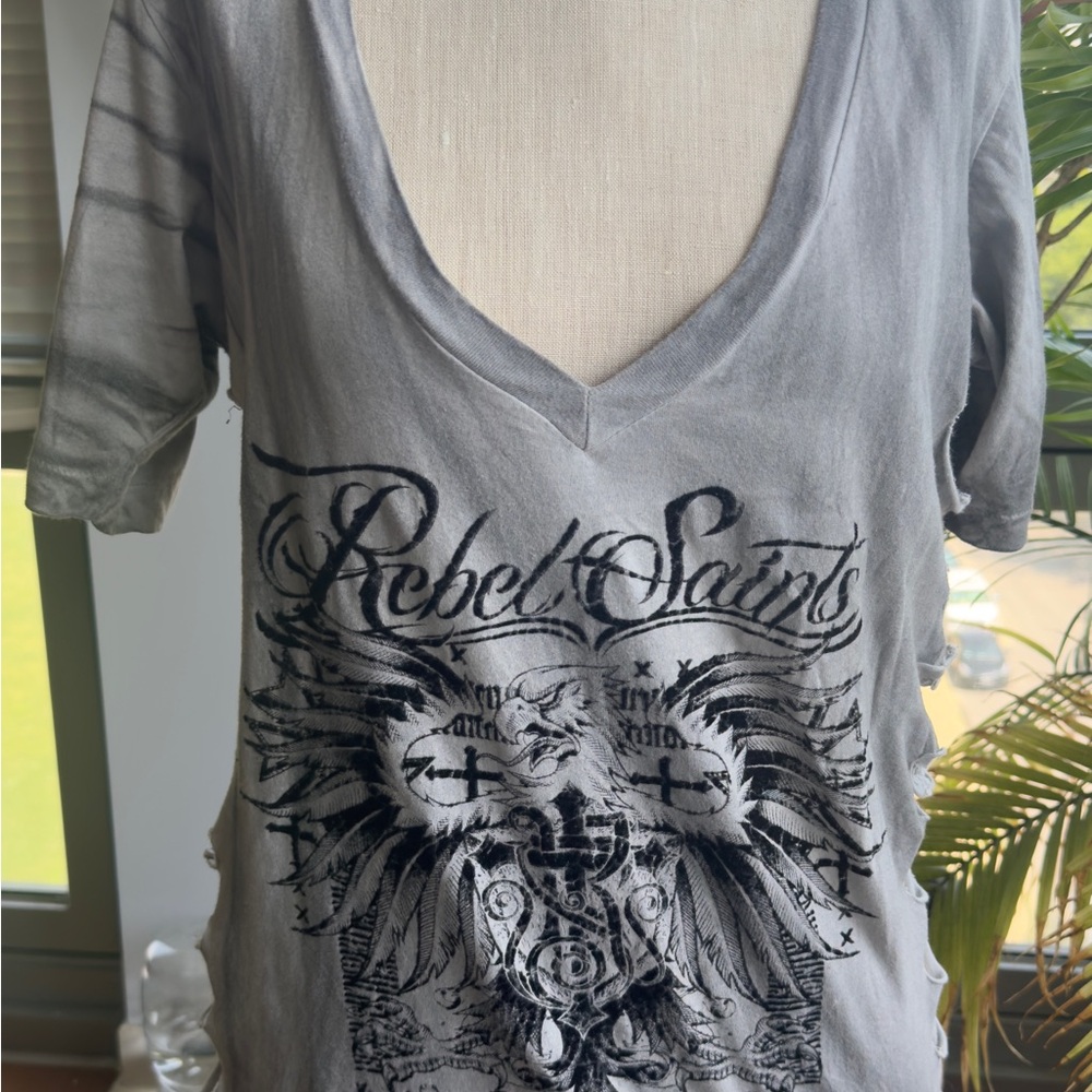 Gray Graphic Women's Tee